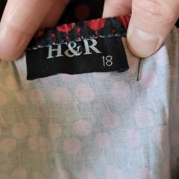 Hearts And Roses Balaton Cherry Halter Dress, VGUC, Size 14 - Picture 10 of 10